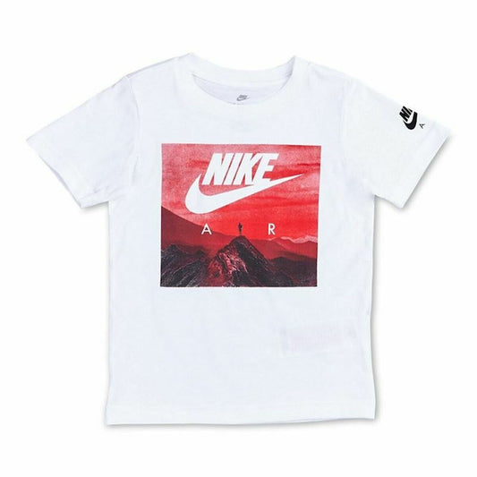 Lasten Lyhythihainen paita Nike Air View Valkoinen, Koko 3 vuotta