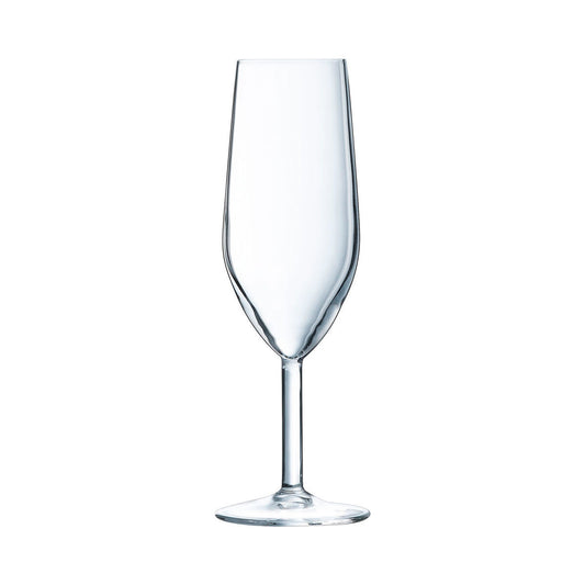 Setti laseja Arcoroc Silhouette Samppanja Läpinäkyvä Lasi 180 ml (6 osaa)