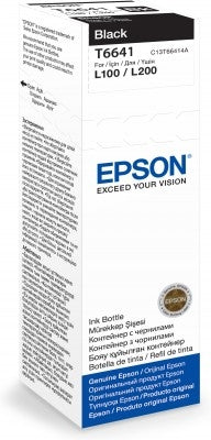 Epson T6641 mustekasetti 1 kpl Alkuperäinen musta