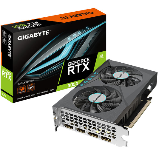 Gigabyte EAGLE GeForce RTX 3050 OC 6G NVIDIA 6 Gt GDDR6