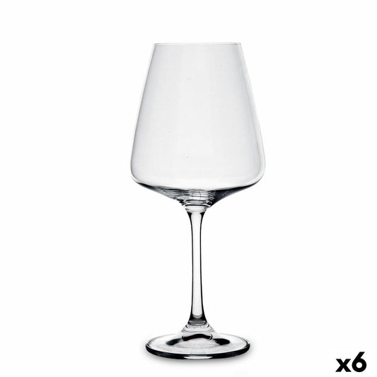 Viinilasi Bohemia Crystal Loira Läpinäkyvä Lasi 450 ml (6 osaa)
