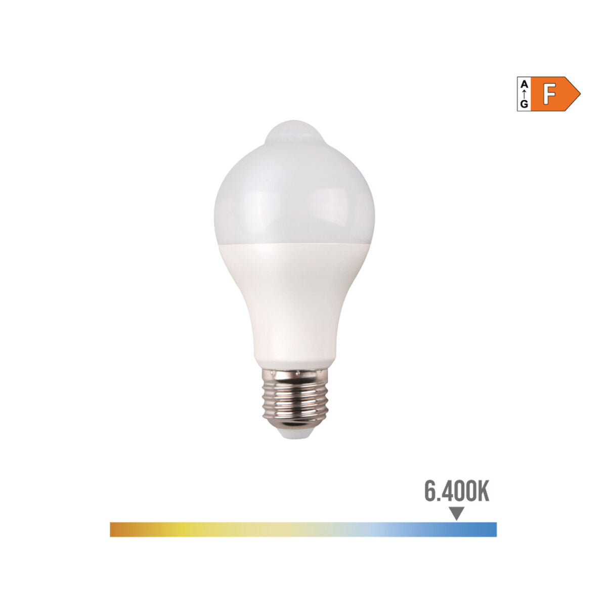 LED-lamppu EDM F 12 W E27 1055 lm 6 x 11 cm (6400 K)