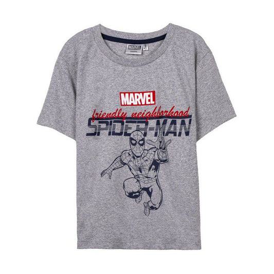 Lyhythihainen paita Spider-Man Harmaa Lasten, Koko 10 vuotta