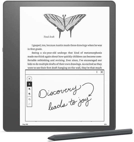 Amazon Kindle Scribe e-kirjojen lukija Kosketusnäyttö 16 Gt Wi-Fi Harmaa - KorhoneCom