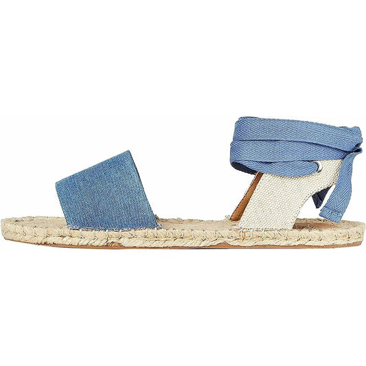 Naisten sandaalit find. Tie Up Flat Sininen 36 (Kunnostetut Tuotteet A)