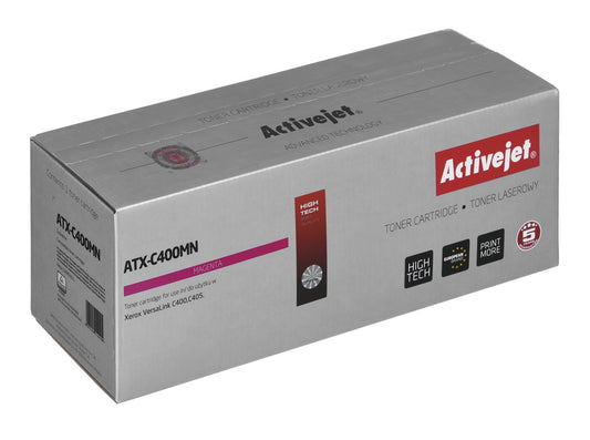 Activejet ATX-C400MN -väriaine (korvaa mallille Xerox 106R03511; Supreme; 2500 sivua; magenta)