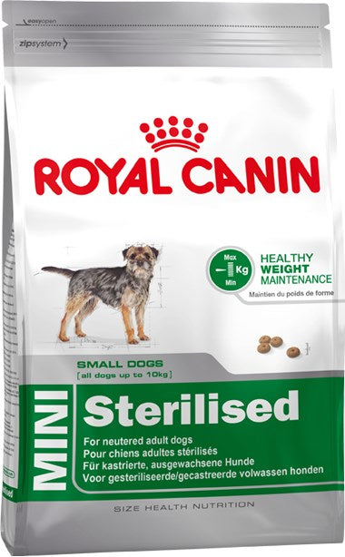 Royal Canin CCN MINI STERILIZED - kuivaruoka aikuisille koirille - 8kg