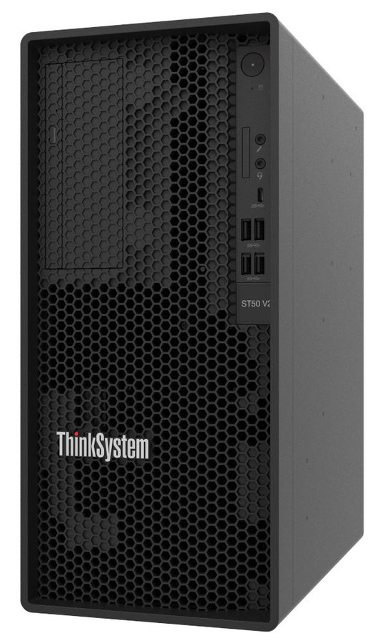 Lenovo ThinkSystem ST50 V2 palvelin 2 TB Tower Intel Xeon E E-2324G 3,1 GHz 16 Gt DDR4-SDRAM 500 W