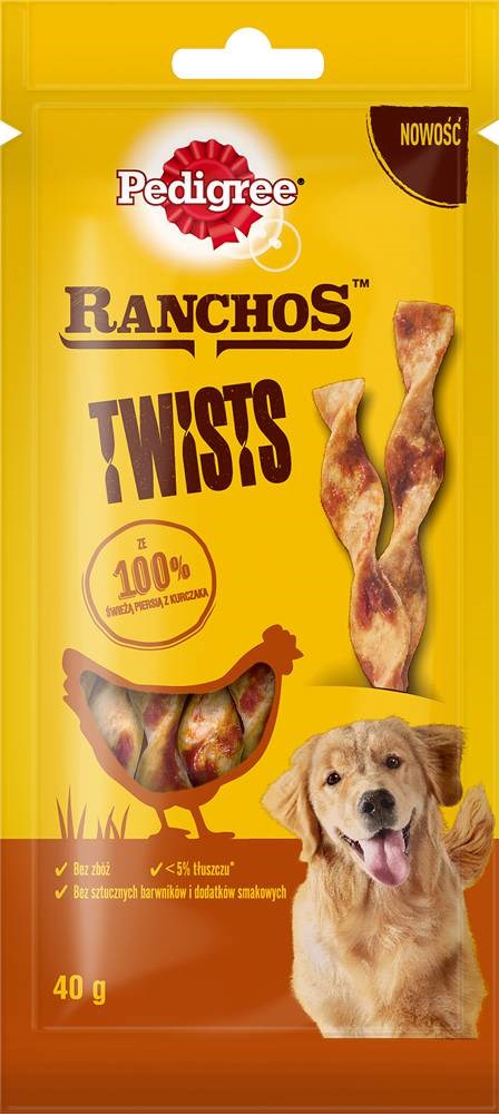 PEDIGREE Ranchos Twists - Koiran herkku - 40g
