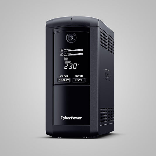 CyberPower Tracer III VP1000ELCD-FR UPS-virtalähde Linjainteraktiivinen 1 kVA 550 W 4 AC-pistorasia(a)