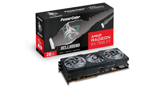 PowerColor Hellhound RX 7900 XT 20G-L/OC näytönohjain AMD Radeon RX 7900 XT 20 Gt GDDR6