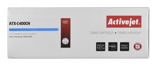 Activejet ATX-C400CN -väriaine (korvaa mallille Xerox 106R03510; Supreme; 2500 sivua; syaani)