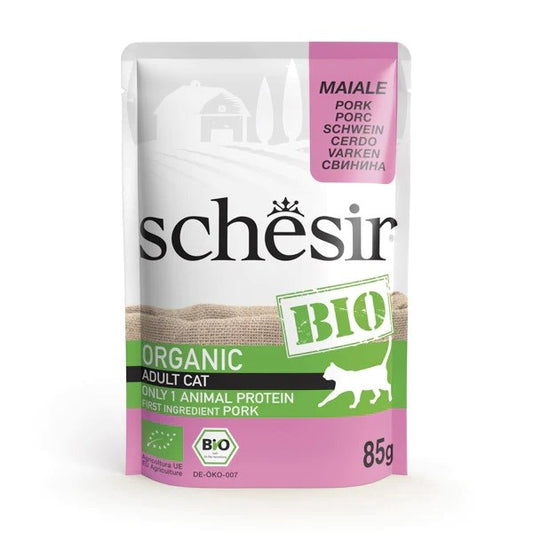 SCHESIR Bio Pork - kissan märkäruoka - 85 g