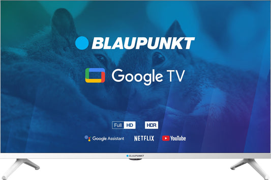 TV 32 Blaupunkt 32FBG5010S Full HD LED Google TV Dolby Digital Plus WiFi 2 4-5GHz BT valkoinen