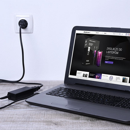 Qoltec 51502 Virtalähde Lenovolle | 65W | 20V | 3,25A | Yoga Pro Plug | + virtajohto