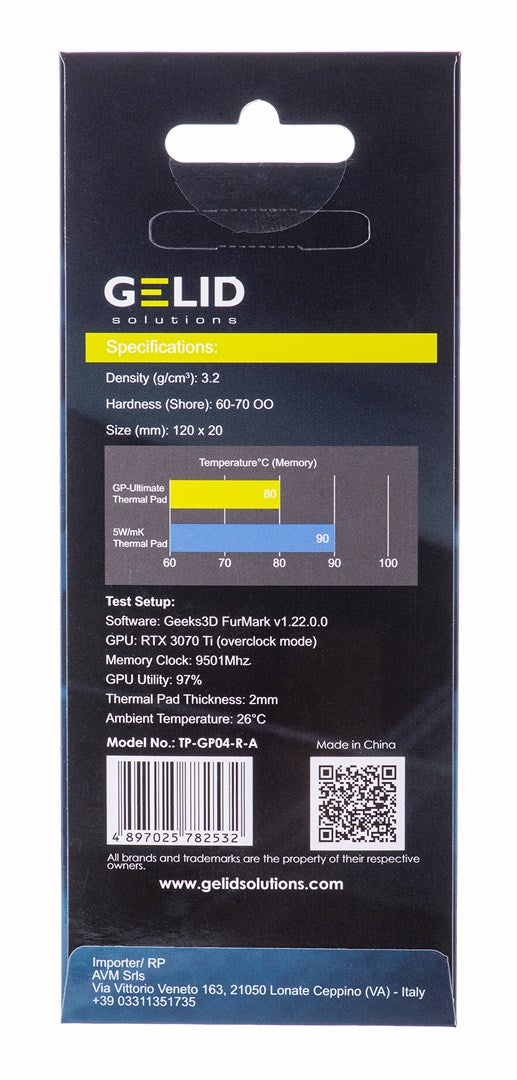 Gelid Solutions TP-GP04-R-A jäähdytyselementti Lämpötyyny
