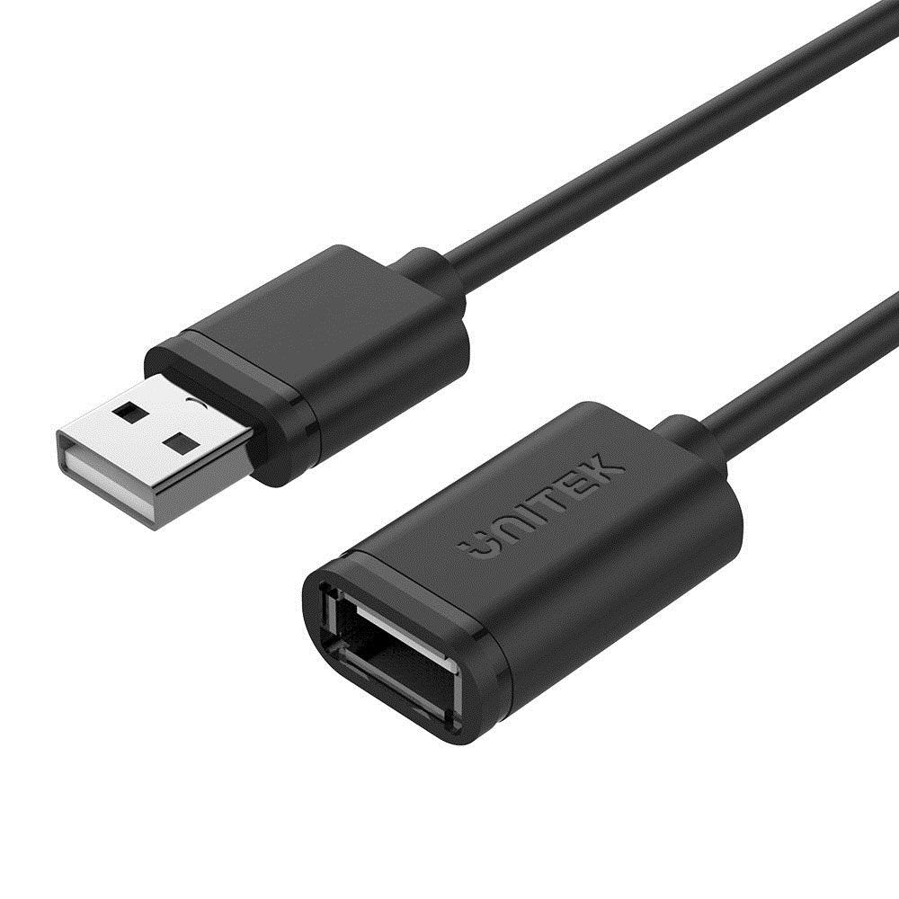 UNITEK Y-C450GBK USB-kaapeli 2 m USB 2.0 USB A Musta