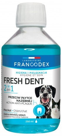 FRANCODEX Fresh dent oral hygiene liquid - dog/cat formula - 250ml