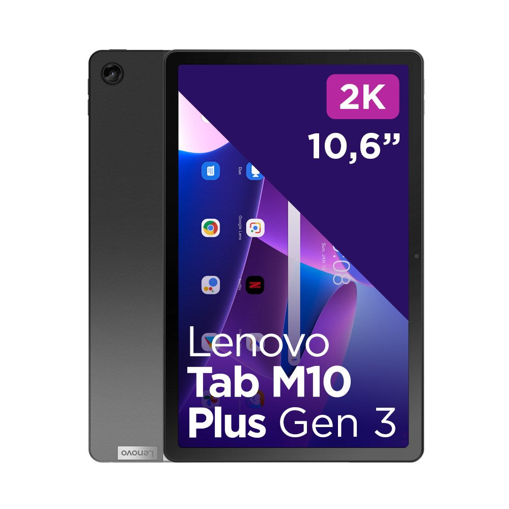 Lenovo Tab M10 Plus 4G LTE 128 GB 26.9 cm (10.6 ) Qualcomm Snapdragon 4 GB Wi-Fi 5 (802.11ac) Android 12 Grey - KorhoneCom