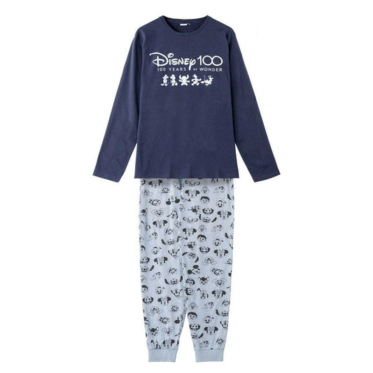 Pyjamat Disney Tummansininen (Aikuisten), Koko M