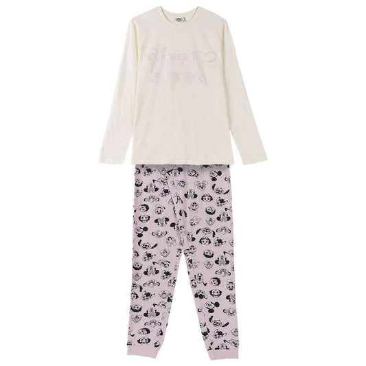Pyjamat Disney Beige Vaaleanpunainen, Koko S
