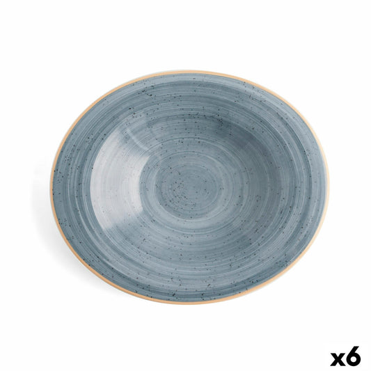 Syvä lautanen Ariane Terra Keraminen Sininen (Ø 29 cm) (6 osaa)