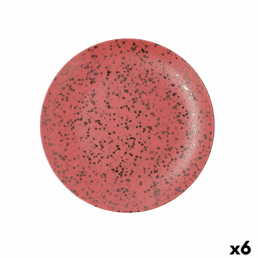 Litteä Lautanen Ariane Oxide Punainen Keraminen Ø 27 cm (6 osaa)