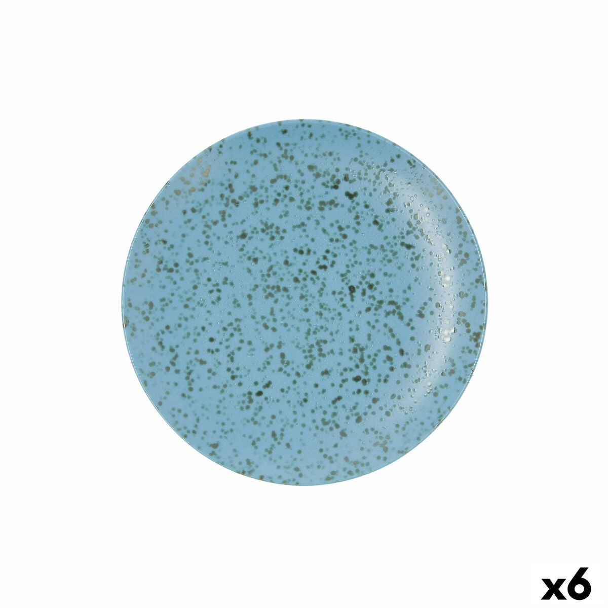 Litteä Lautanen Ariane Oxide Sininen Keraminen Ø 24 cm (6 osaa)