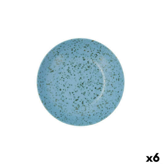 Syvä lautanen Ariane Oxide Keraminen Sininen (Ø 21 cm) (6 osaa)