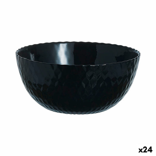 Kulho Luminarc Pampille Musta Lasi (13 cm) (24 osaa)