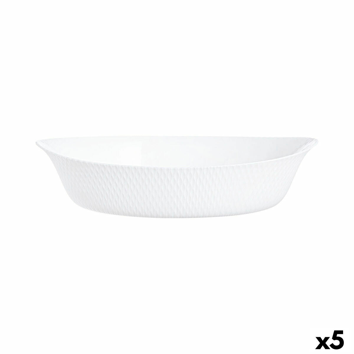 Vuoka Luminarc Smart Cuisine 32 x 20 cm Valkoinen Lasi (6 osaa)