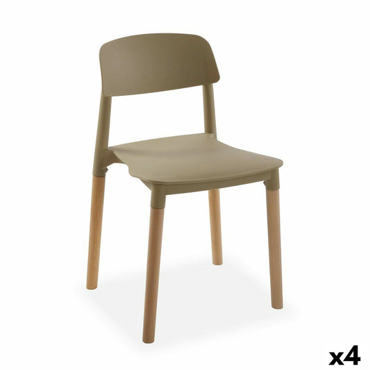 Tuoli Versa Beige 45 x 76 x 42 cm (4 osaa)