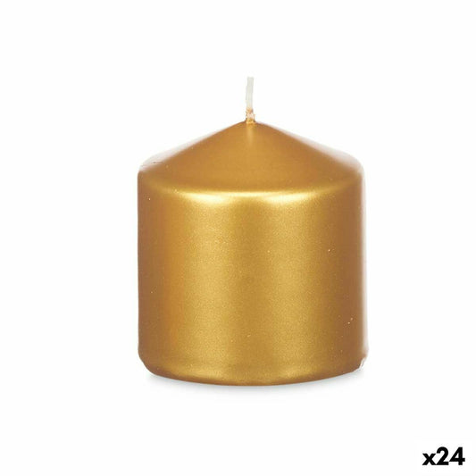 Kynttilä Kullattu 7 x 7,5 x 7 cm (24 osaa)