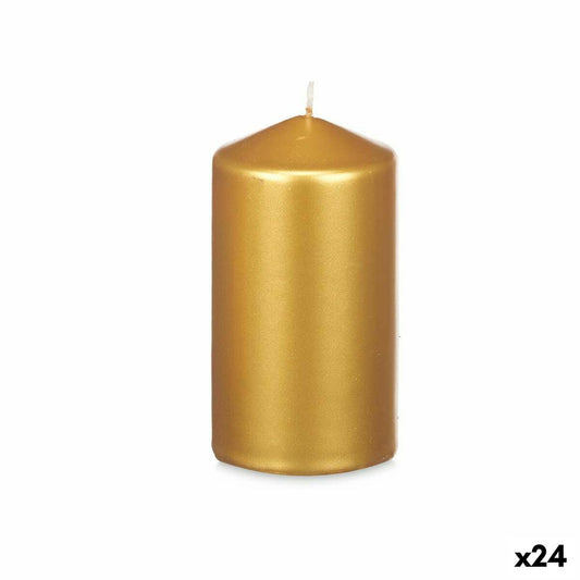 Kynttilä Kullattu 7 x 13 x 7 cm (24 osaa)