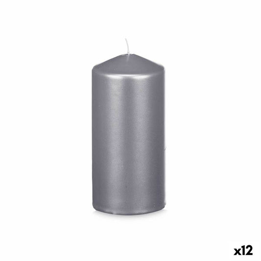 Kynttilä Hopeinen 7 x 15,5 x 7 cm (12 osaa)