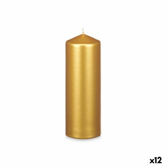 Kynttilä Kullattu 7 x 20 x 7 cm (12 osaa)