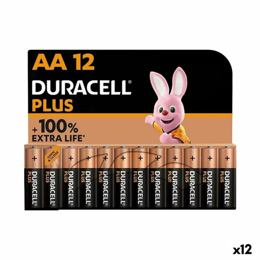 Alkaliparistot DURACELL Plus 1,5 V LR06 (12 osaa)