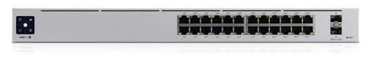 Ubiquiti Networks UniFi Pro 24-porttinen PoE Managed L2/L3 Gigabit Ethernet (10/100/1000) Power over Ethernet (PoE) 1U hopea
