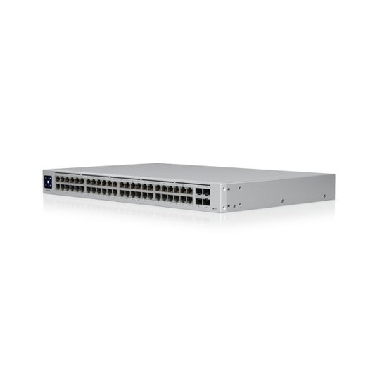 Ubiquiti UniFi USW-48-POE verkkokytkin Hallittu L2 Gigabit Ethernet (10/100/1000) Power over Ethernet (PoE) 1U ruostumaton teräs