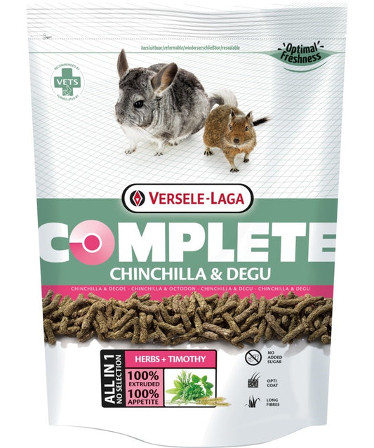 VERSELE LAGA Täydellinen Chinchilla Degu - Ruoka deguille ja chinchilloille - 8 kg