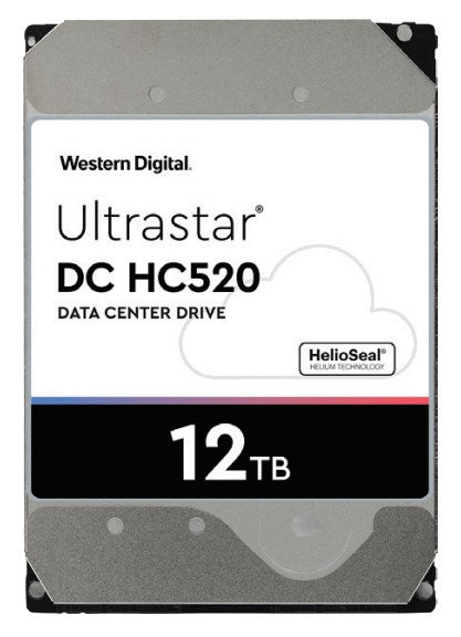 Western Digital Ultrastar DC HC520 12TB 3,5" 12000 Gt Serial ATA III