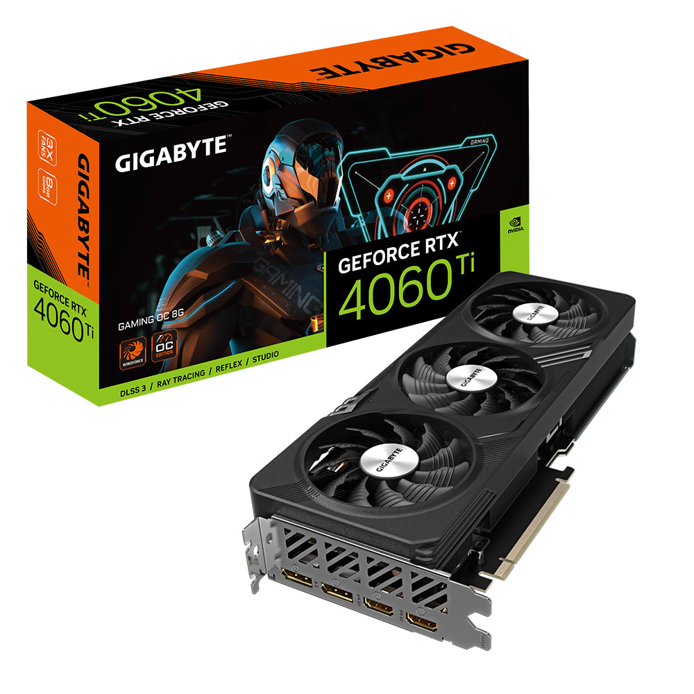 Gigabyte GAMING GeForce RTX 4060 Ti OC 8G NVIDIA GeForce RTX 4060 Ti 8GB GDDR6