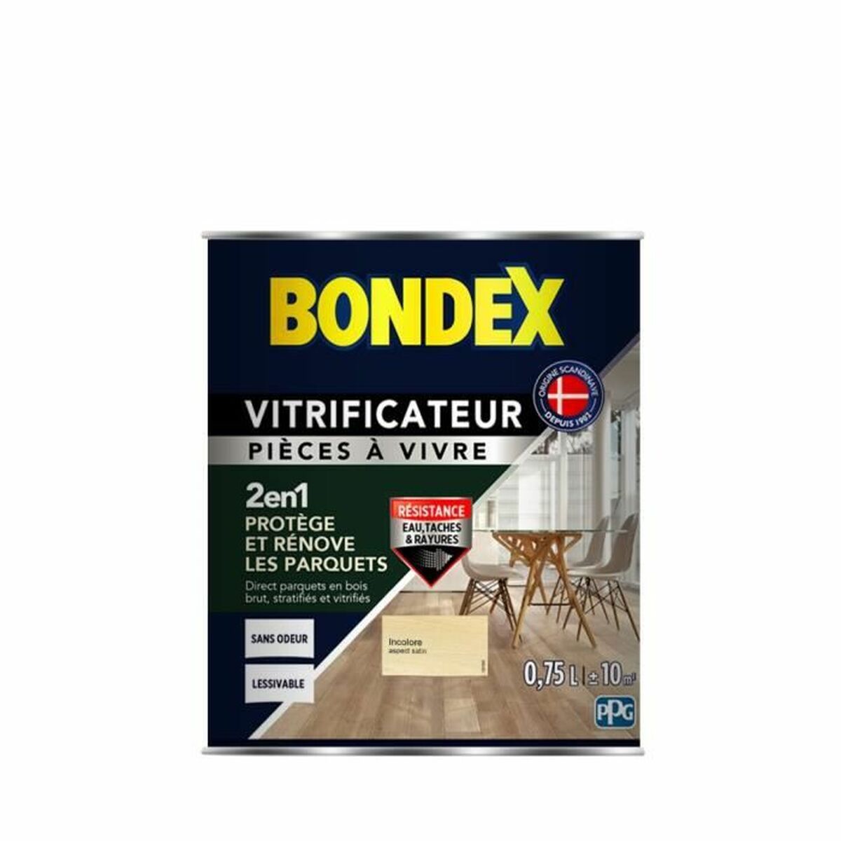 Vitrifying varnish Bondex Satiiniviimeistely Väritön 750 ml