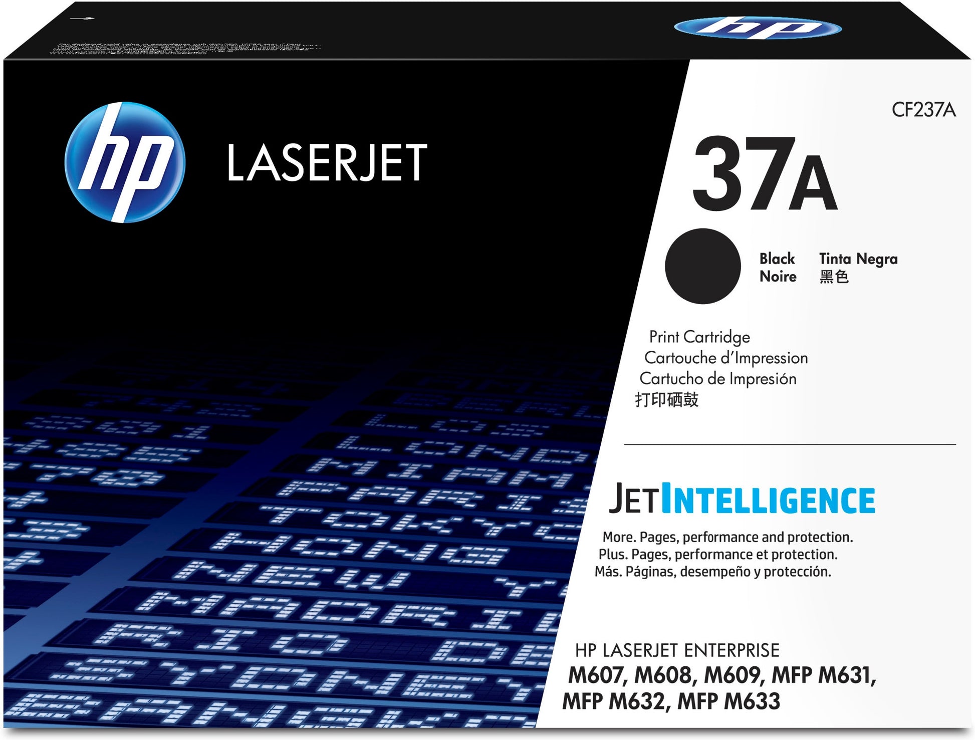 HP 37A alkuperäinen musta LaserJet -värikasetti - KorhoneCom