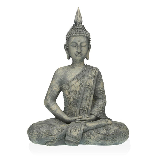 Koristehahmo Versa Harmaa Buddha 19 x 40 x 28 cm Hartsi