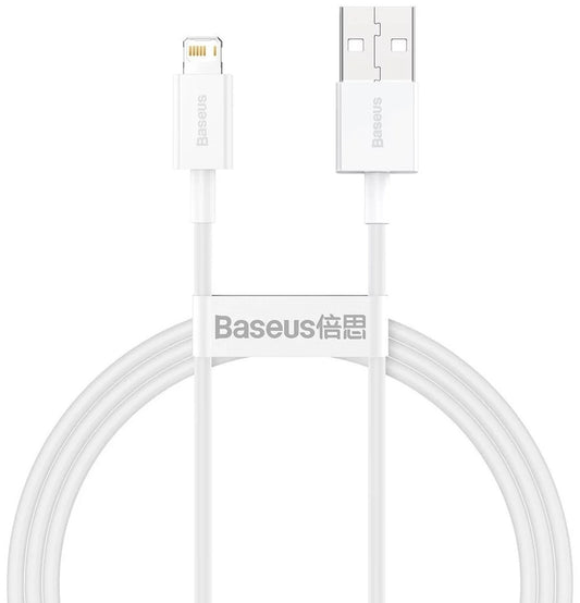 Baseus CALYS-A02 matkapuhelinkaapeli valkoinen 1 m USB A Lightning