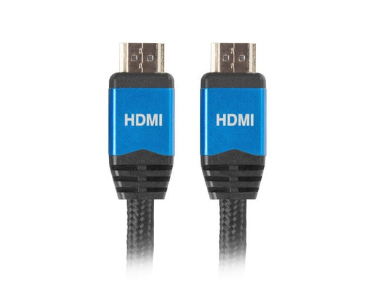 Lanberg CA-HDMI-20CU-0018-BL HDMI-kaapeli 1,8 m HDMI Type A (Standard) Musta