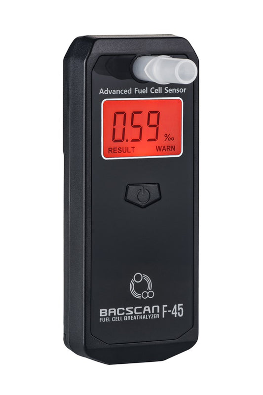 BACscan F-45 alcohol tester 0 - 4% Black - KorhoneCom