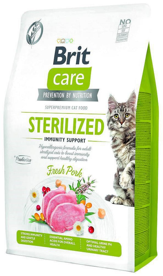 BRIT Care Grain-Free Sterilized Immunity - dry cat food - 7 kg - KorhoneCom