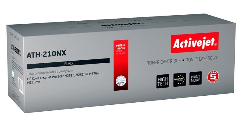 Activejet ATH-210NX väriaine HP-tulostimeen, HP 131X CF210X Canon CRG-731BH korvaava, Supreme, 2400 sivua, musta - KorhoneCom